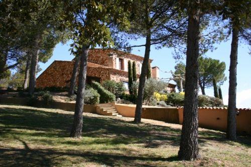 Maison à l'orée d'un village du Luberon, Roussillon, avec vue extraordinaire