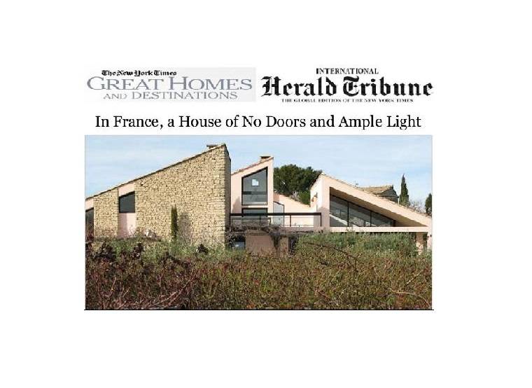 Article paru dans le International Herald Tribune et le New York Times