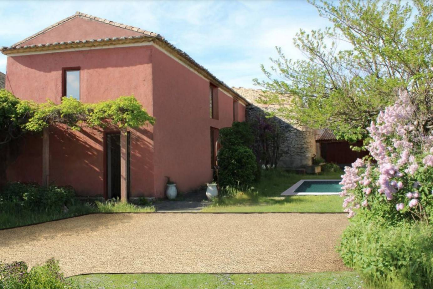 Gordes, projet de restauration d'une maison de village avec jardin   