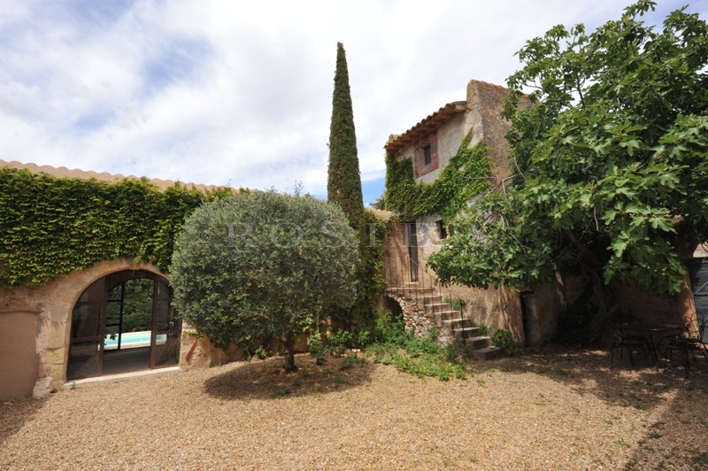 Grande maison de hameau dans le Luberon  avec piscine en bassin et pool house aménagé