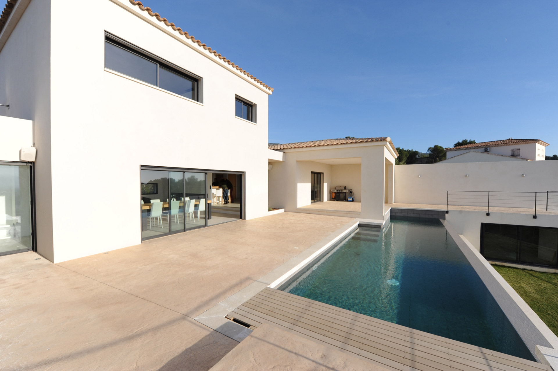 Luberon - Maison moderne avec vue panoramique   
