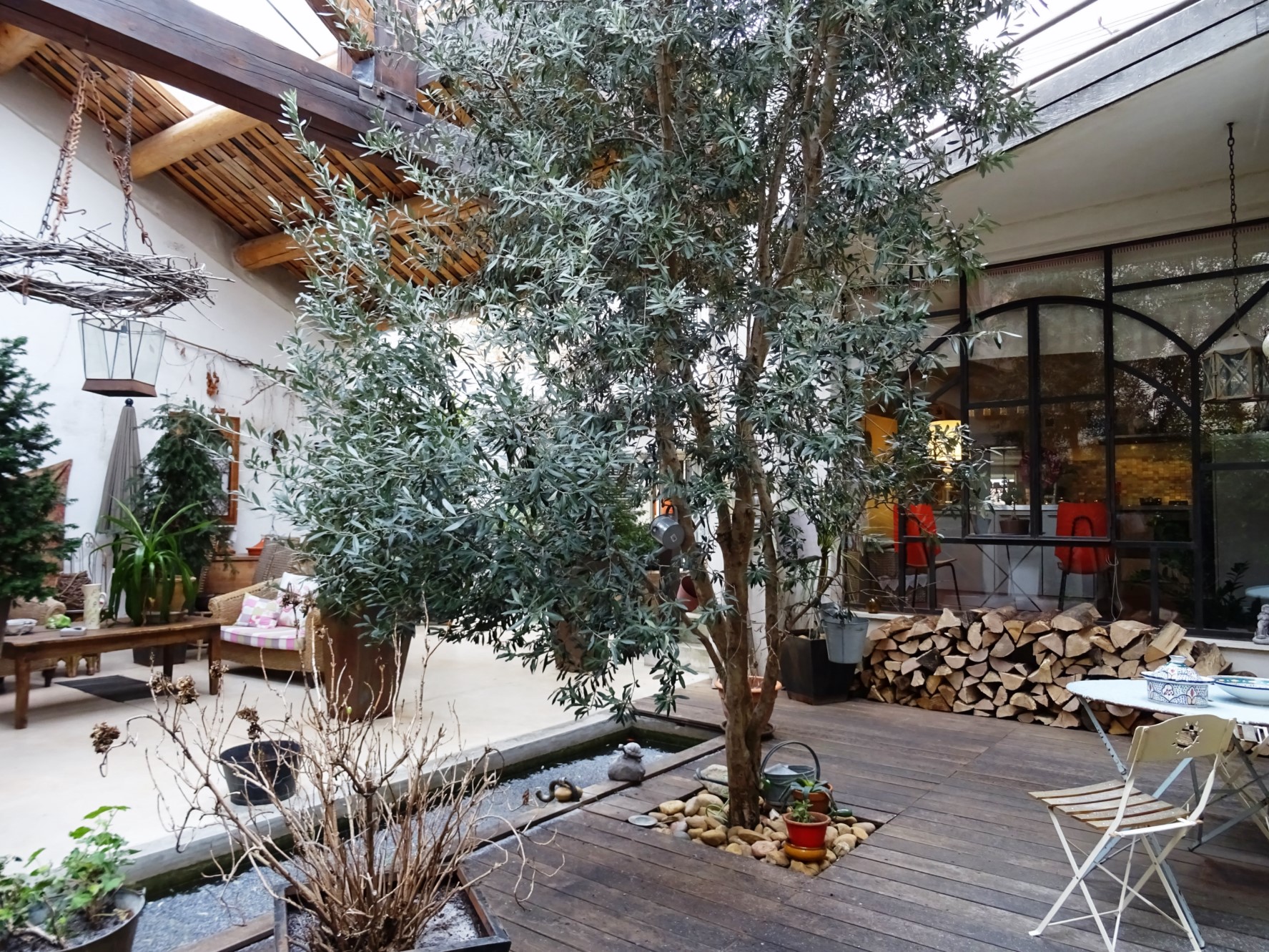 Propriété de charme avec cour intérieure en Provence