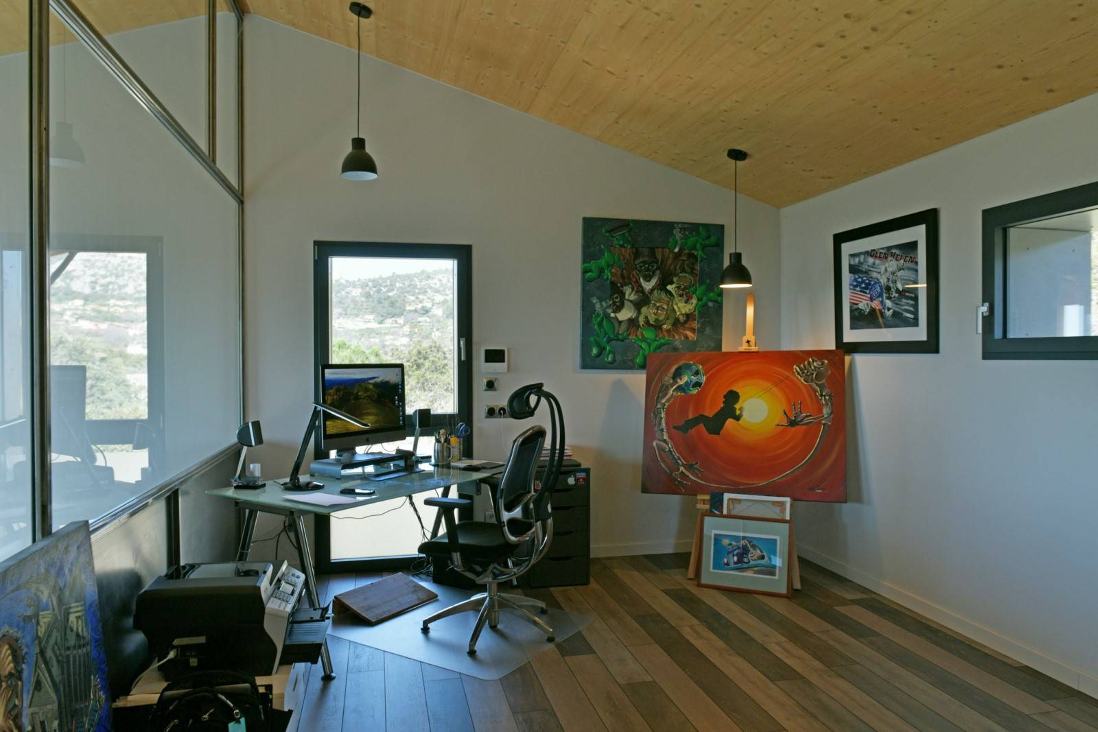 Face au Luberon : Maison passive 