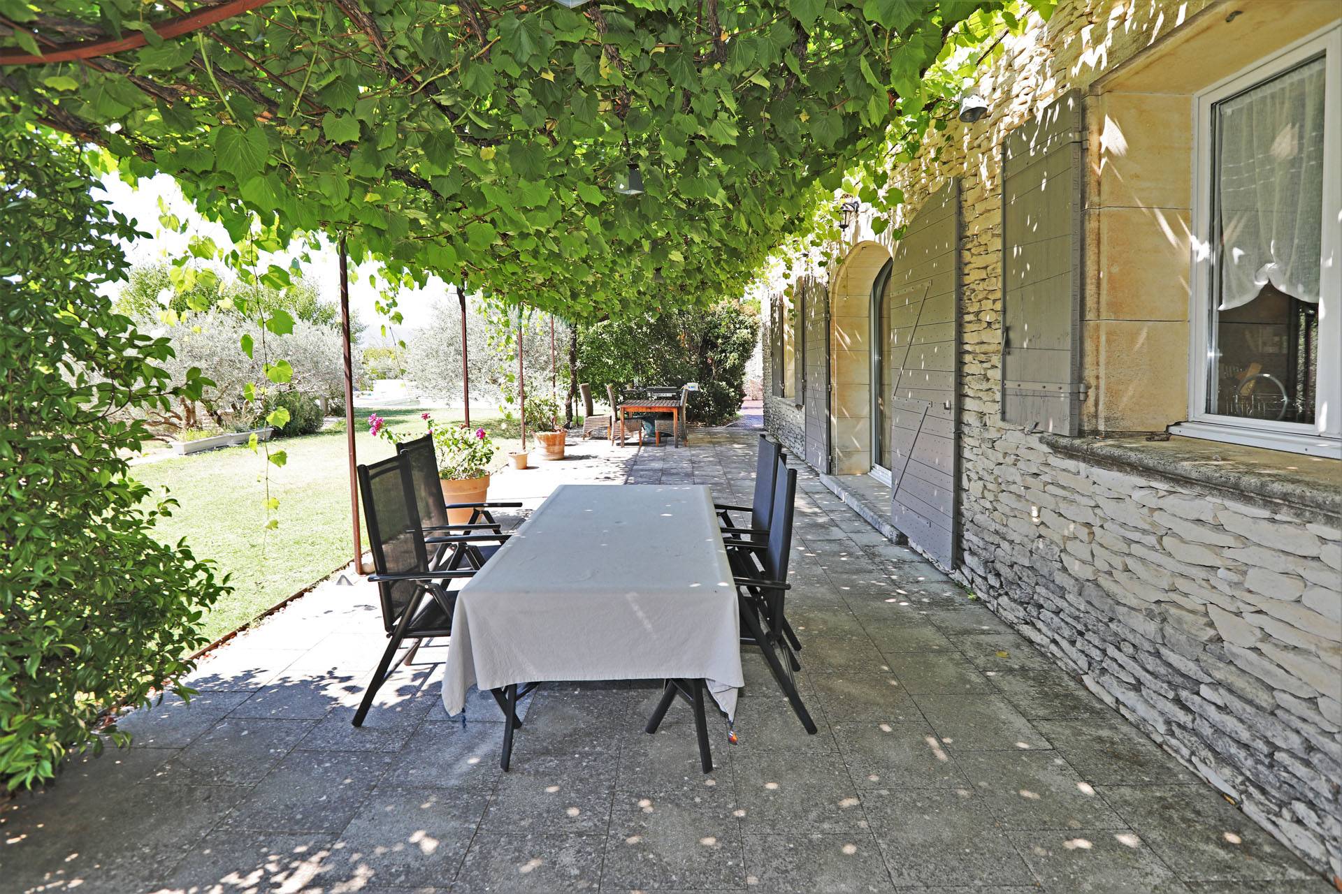 Gordes, propriété avec piscine, dépendances et belles vues.