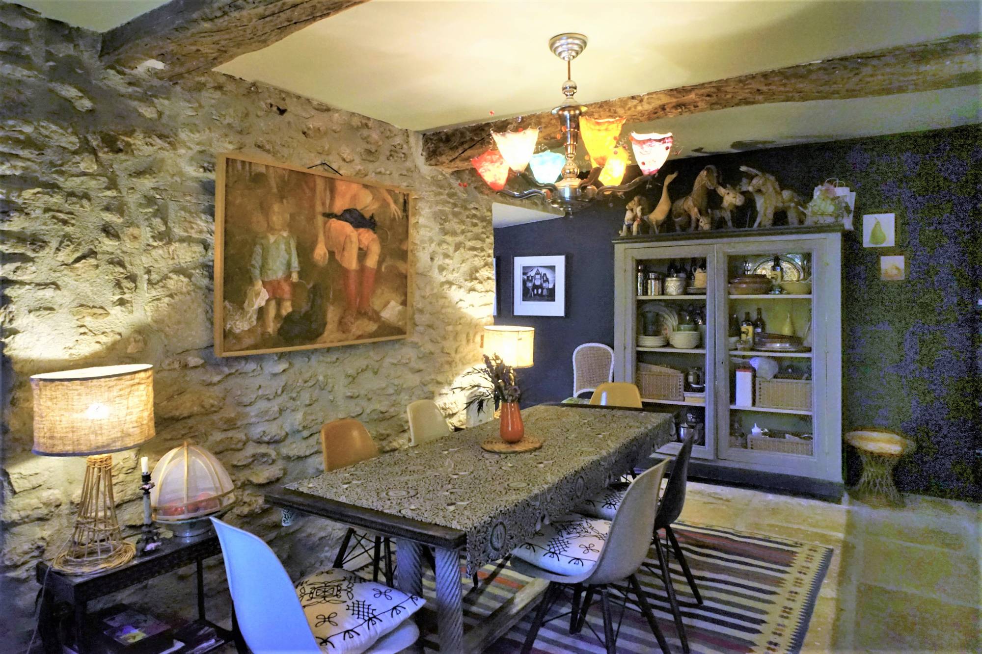 maison de hameau rénovée avec piscine à Gordes  