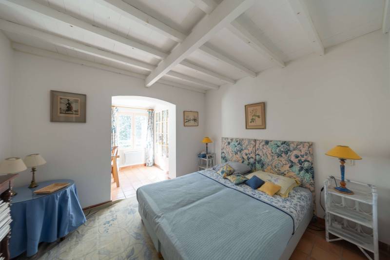 Proche de Gordes, à la vente, maison de construction traditionnelle sur un terrain de 7 700 m² dans un environnement paisible.