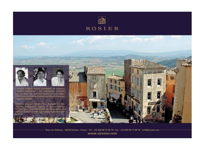 Agence ROSIER, brochure commerciale
