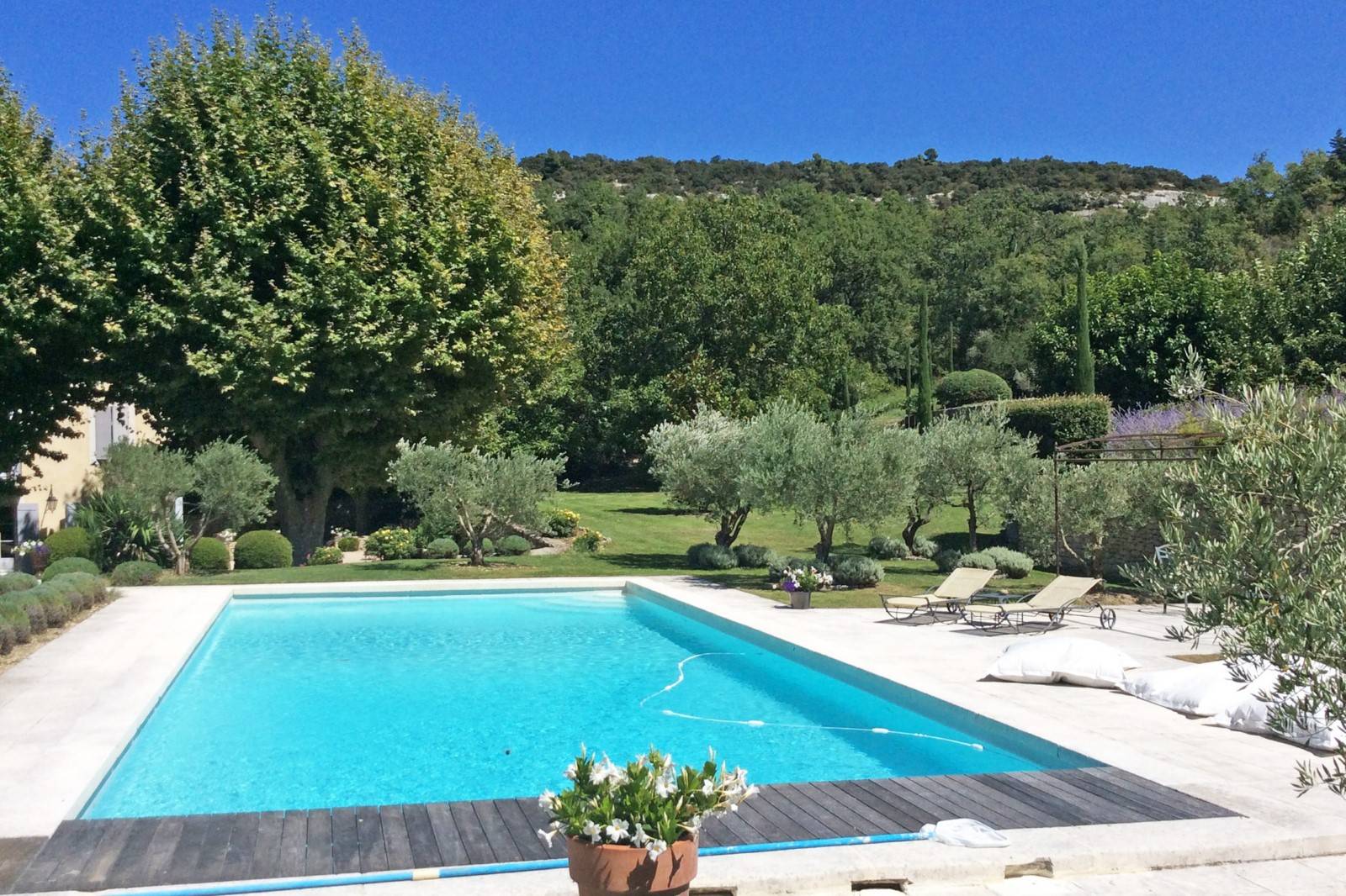 à Bonnieux, élégante bastide avec dépendance et piscine sur 9 hectares   