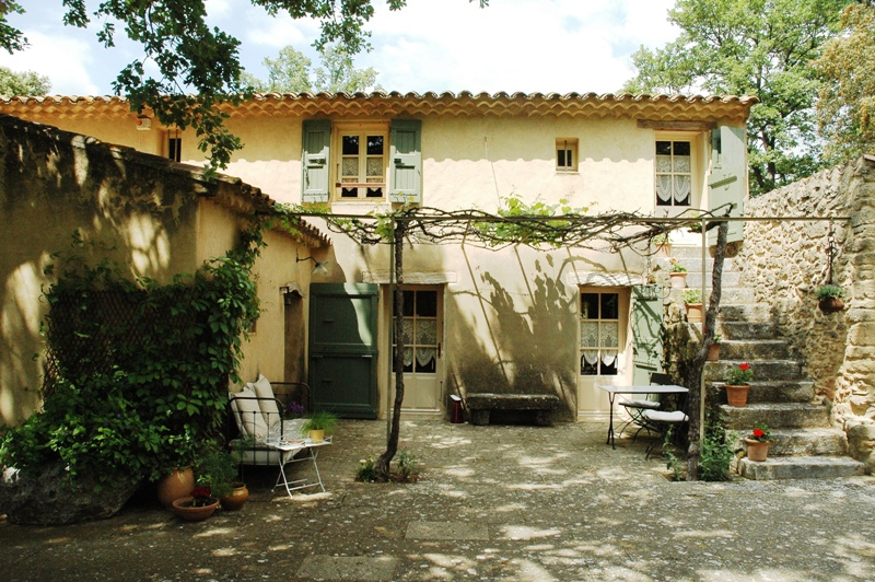 Mazet 19ème en sud Luberon avec piscine sur 21 000 m² dont vignes