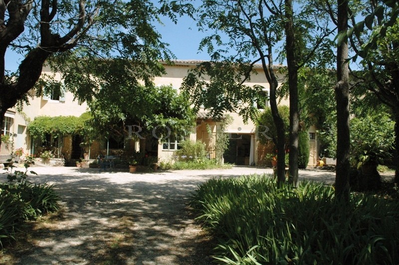 Authentique mas  face au Luberon en coeur de village 
