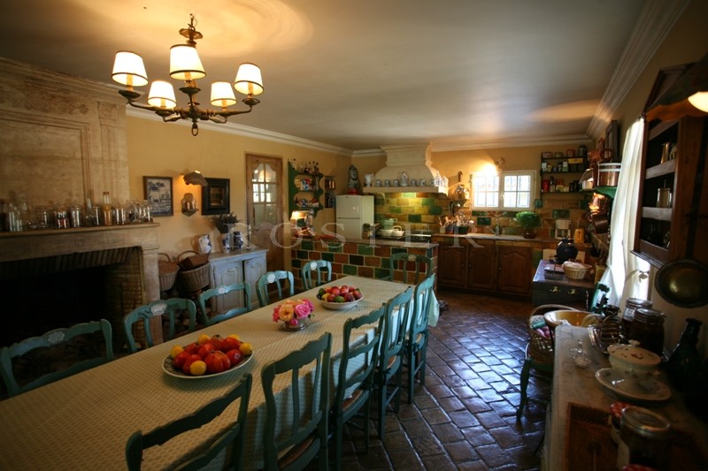Face au Luberon,    grand mas de famille en vente