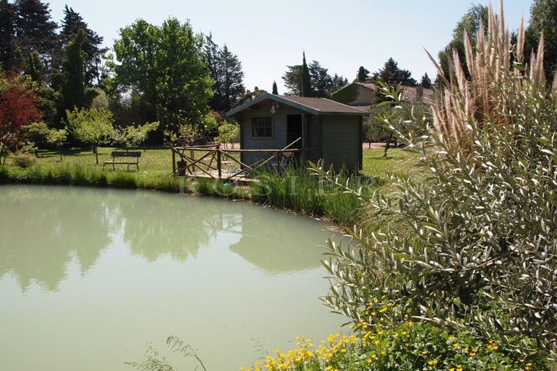 Mas provençal avec étang et piscine   sur parc de 3,6 hectares