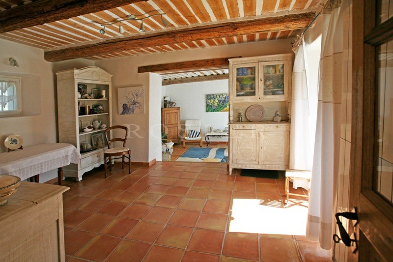 Mas XVIIe avec cour intérieure sur 7,5ha au coeur du Luberon  