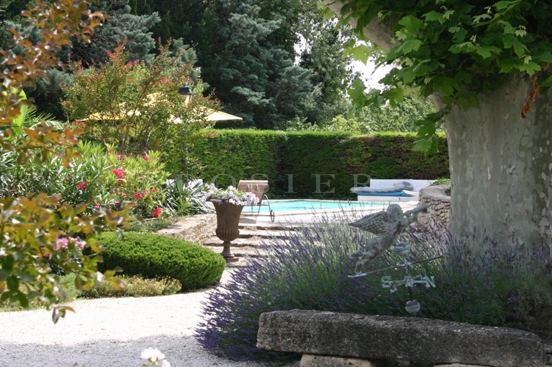 A vendre, en Luberon,  très beau mas provençal en pierres apparentes, entièrement rénové,  avec un jardin très agréable et une piscine 