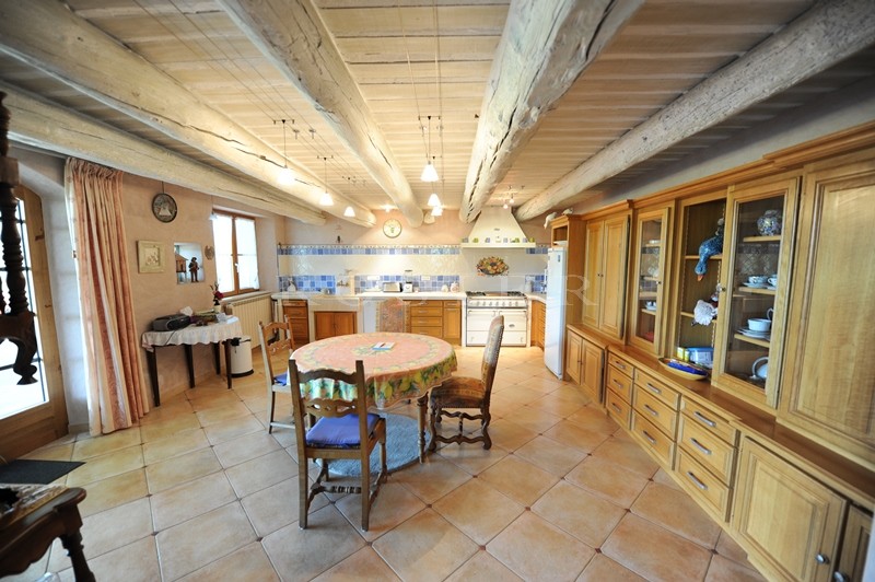 En vente au pied du Luberon,  beau mas provençal du XIXème siècle avec dépendance,  dans un parc paysager 