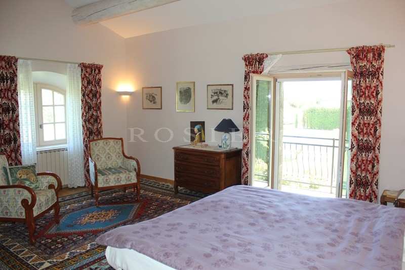 En vente au pied du Luberon,  beau mas provençal du XIXème siècle avec dépendance,  dans un parc paysager 