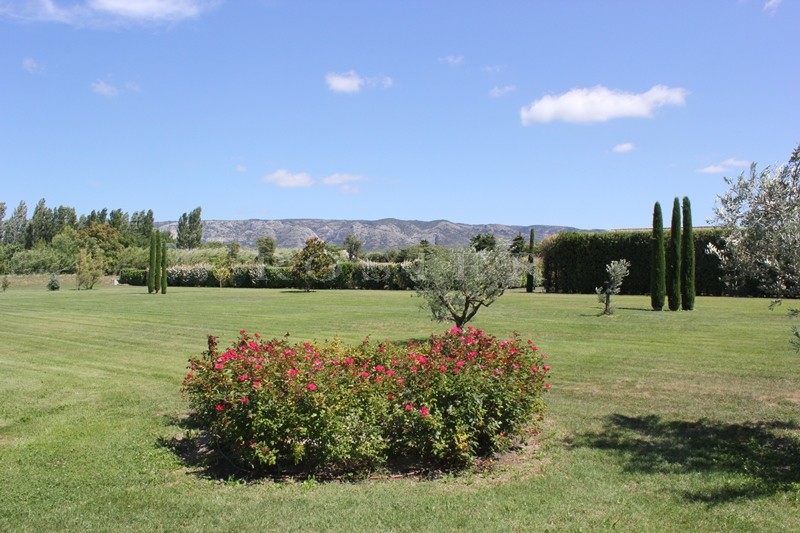 En vente au pied du Luberon,  beau mas provençal du XIXème siècle avec dépendance,  dans un parc paysager 