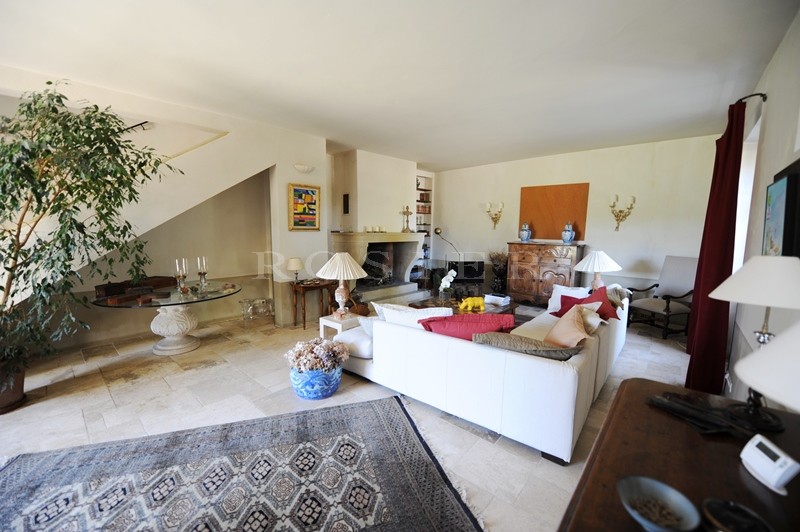 A vendre dans le triangle d'or du Luberon,  aux abords d'un superbe village perché, authentique mas provençal avec  cour intérieure et piscine 