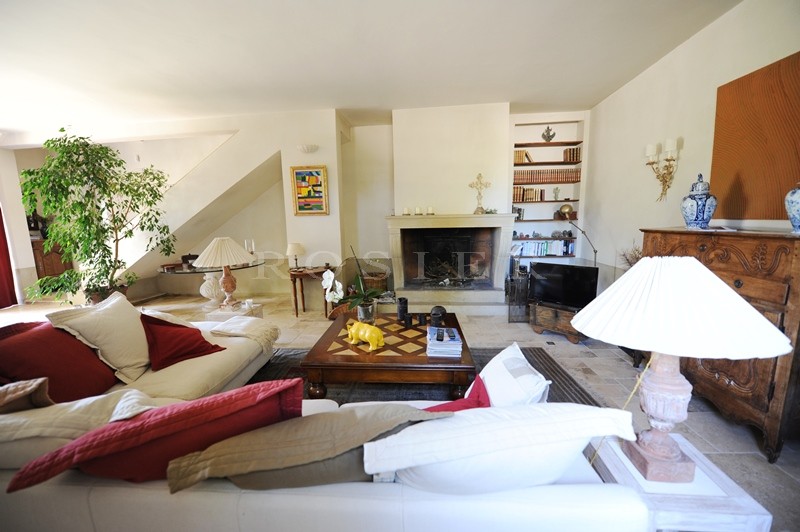 A vendre dans le triangle d'or du Luberon,  aux abords d'un superbe village perché, authentique mas provençal avec  cour intérieure et piscine 