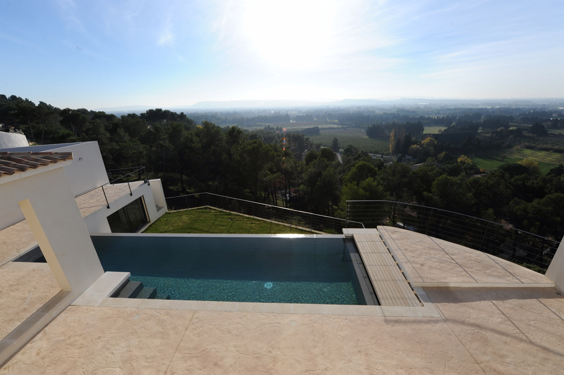 Luberon - Maison moderne avec vue panoramique   