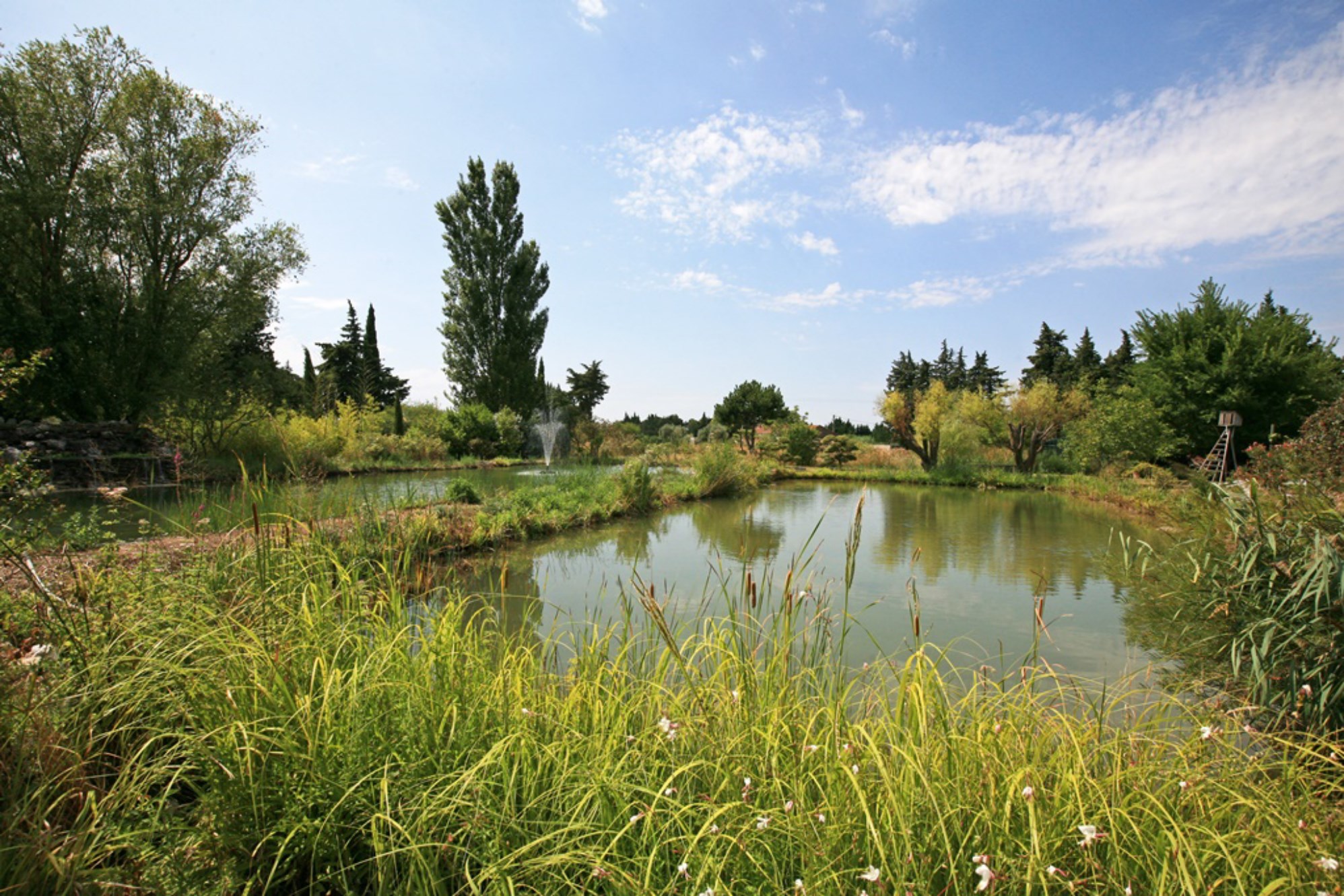 Luberon - Mas sur une propriété avec bassins et jeux d'eau   