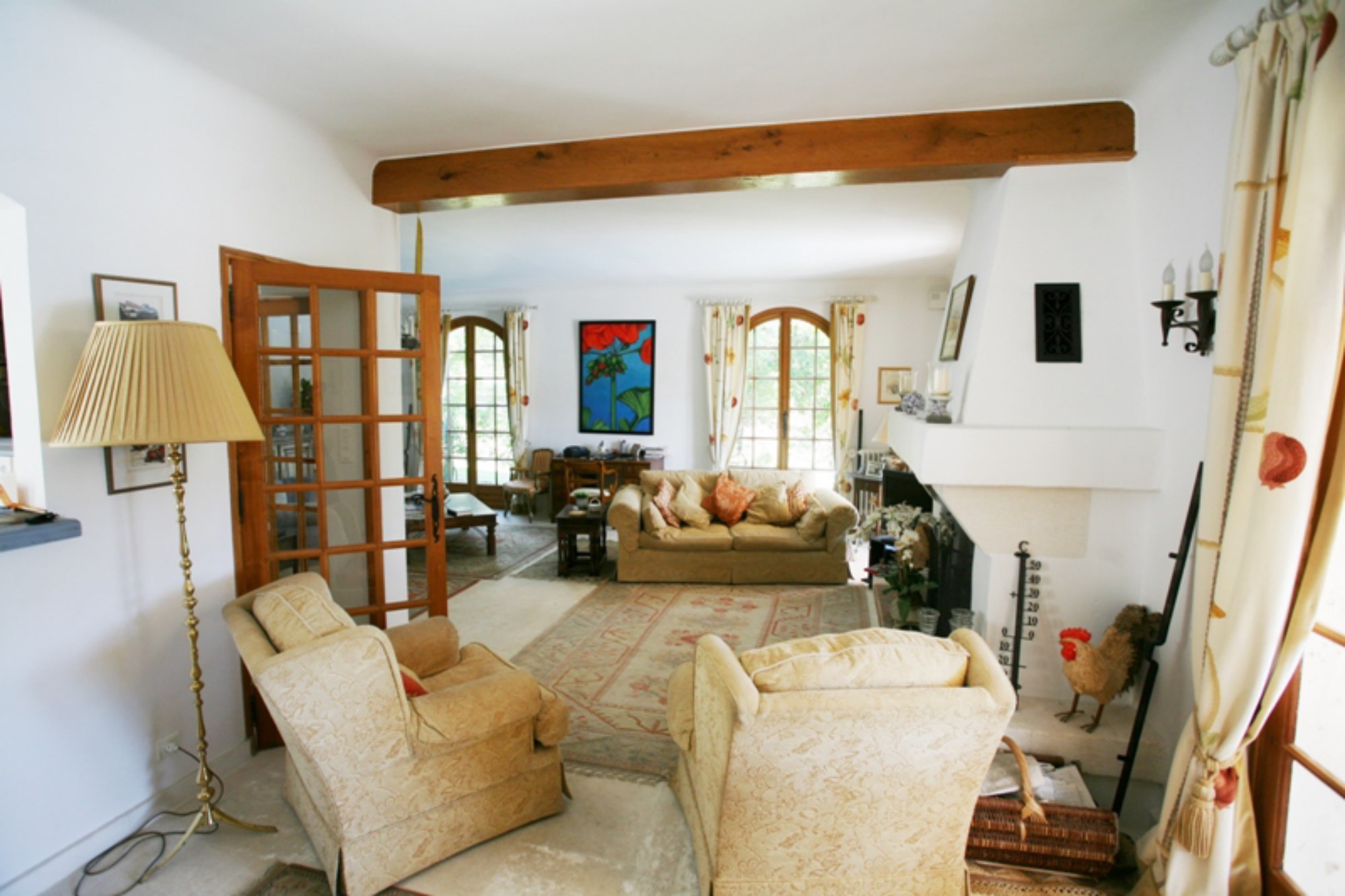 Maison provençale avec piscine et terrasse avec vue panoramique à vendre en Luberon   