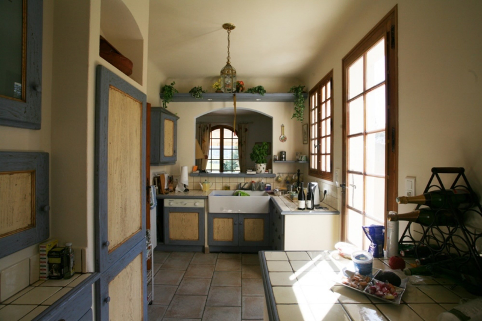 Maison provençale avec piscine et terrasse avec vue panoramique à vendre en Luberon   