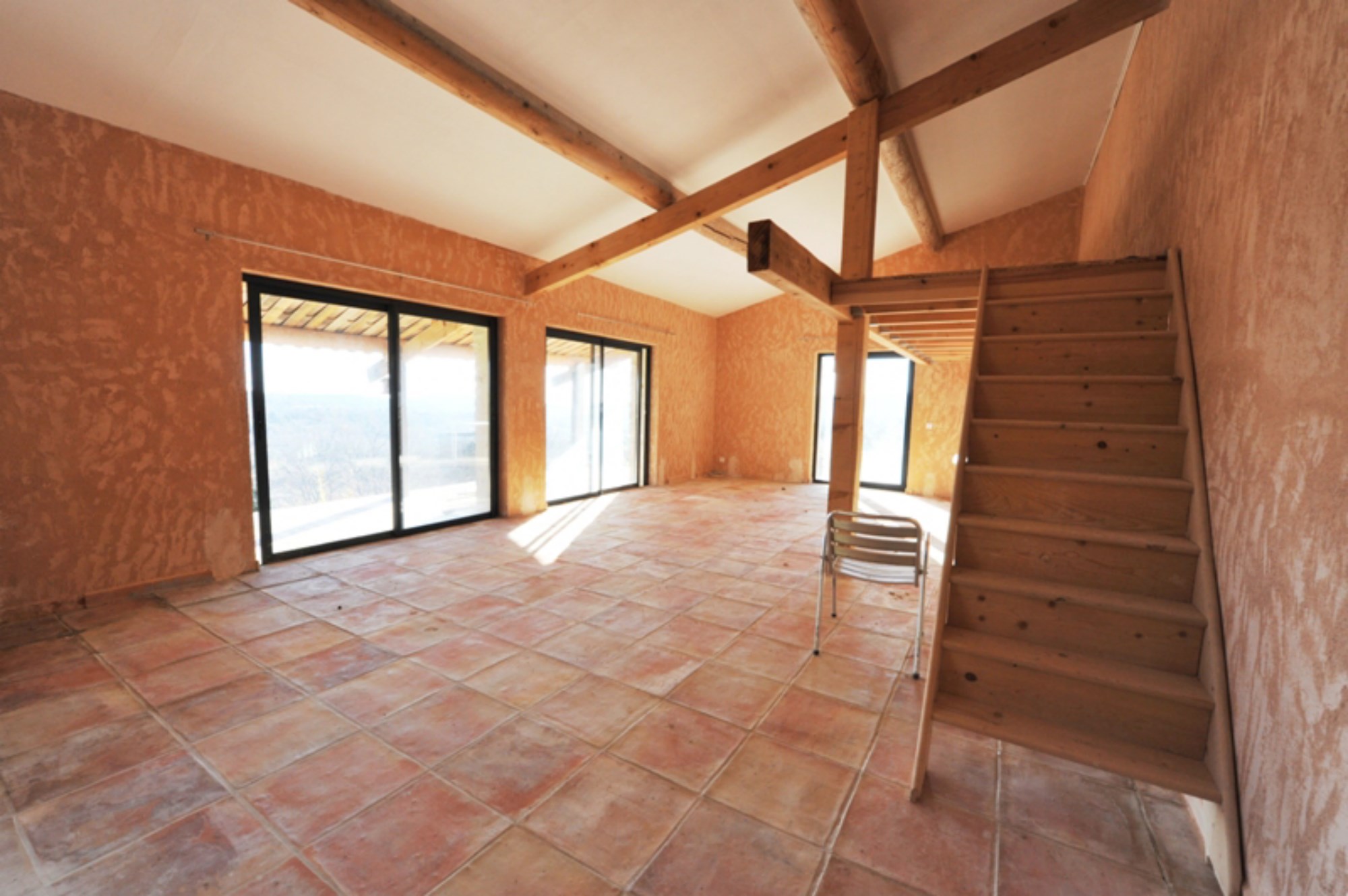 A vendre, Luberon, maison de plain pied, studio et maison d'amis avec vue 