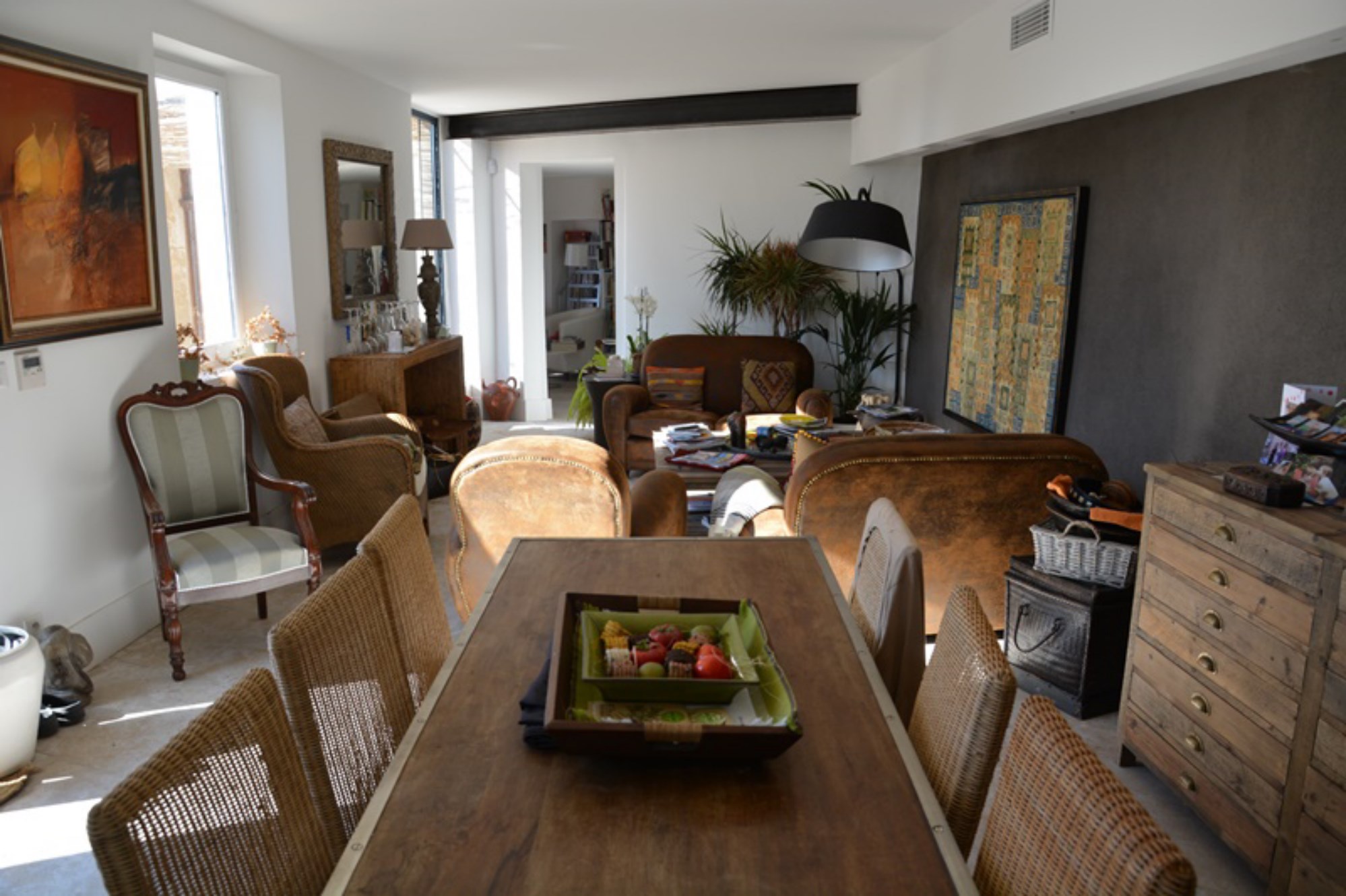 A vendre,  à Gordes, magnifique maison de village avec jardin  
