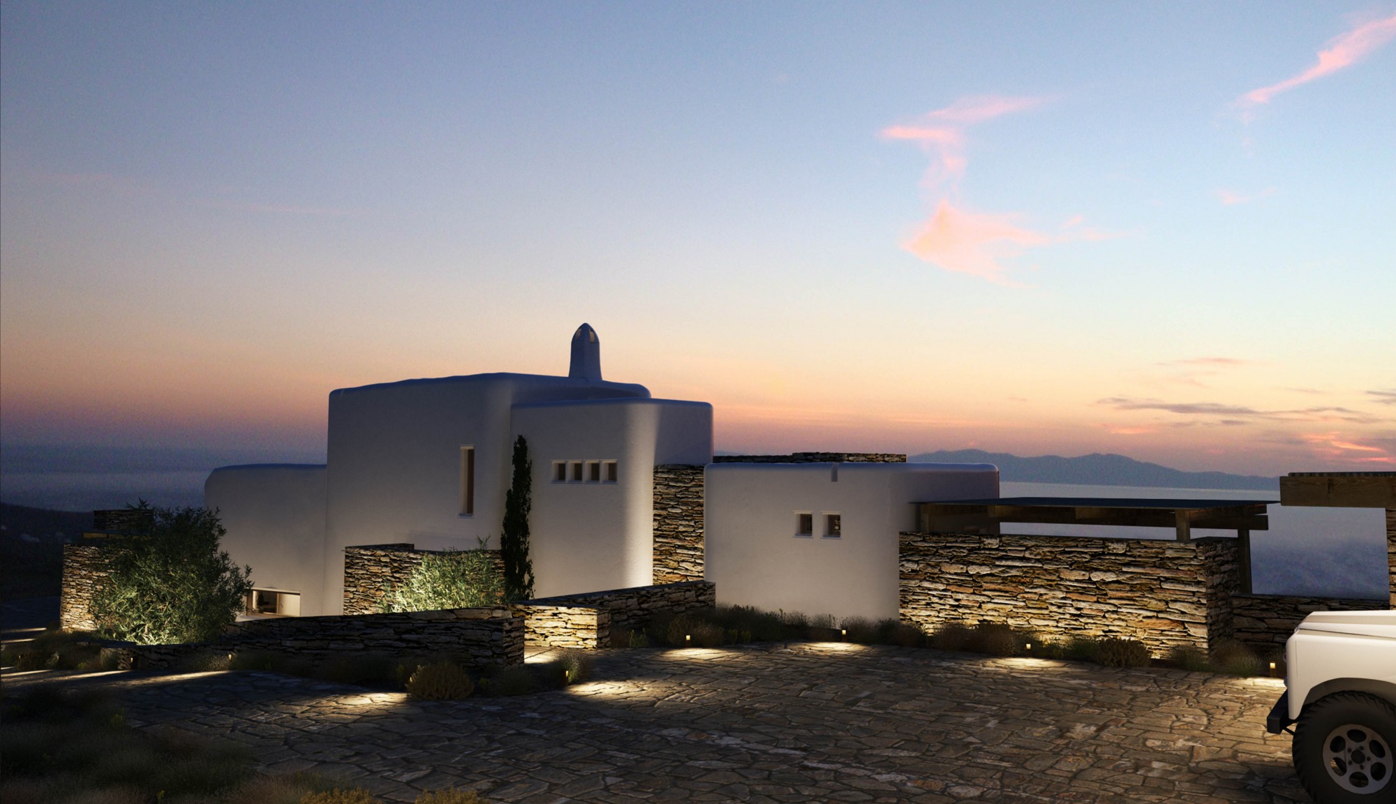 En Grèce, à vendre,  superbe villa face à la mer avec 6 chambres et piscine  