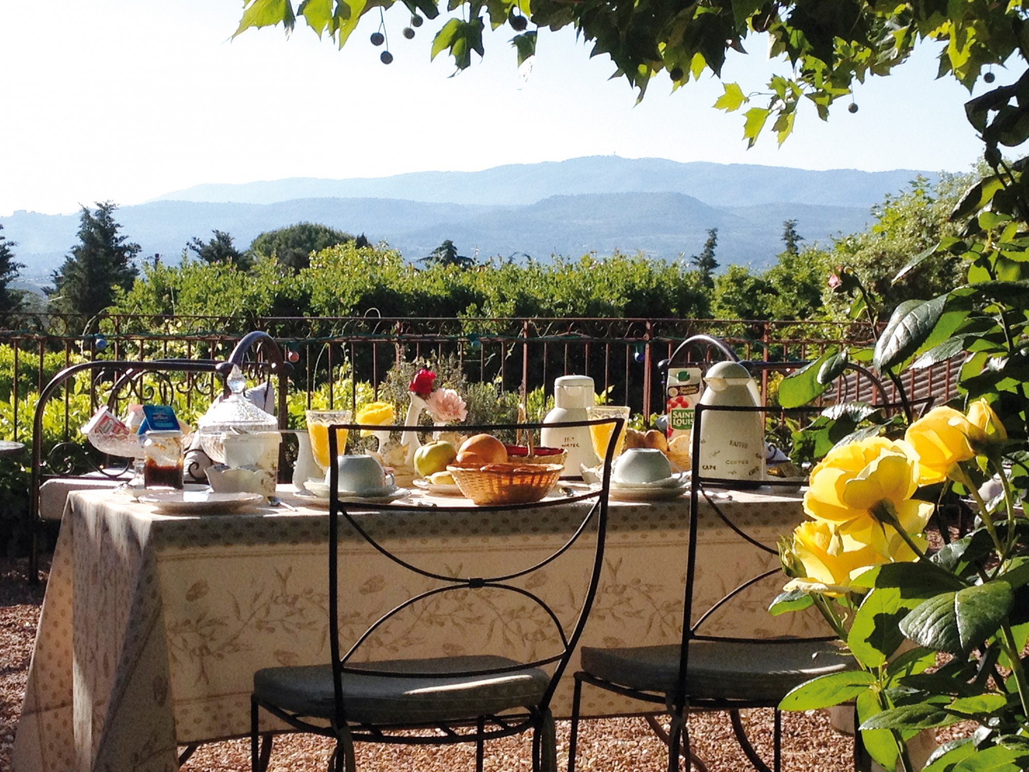 Belle maison traditionnelle avec vue en Luberon