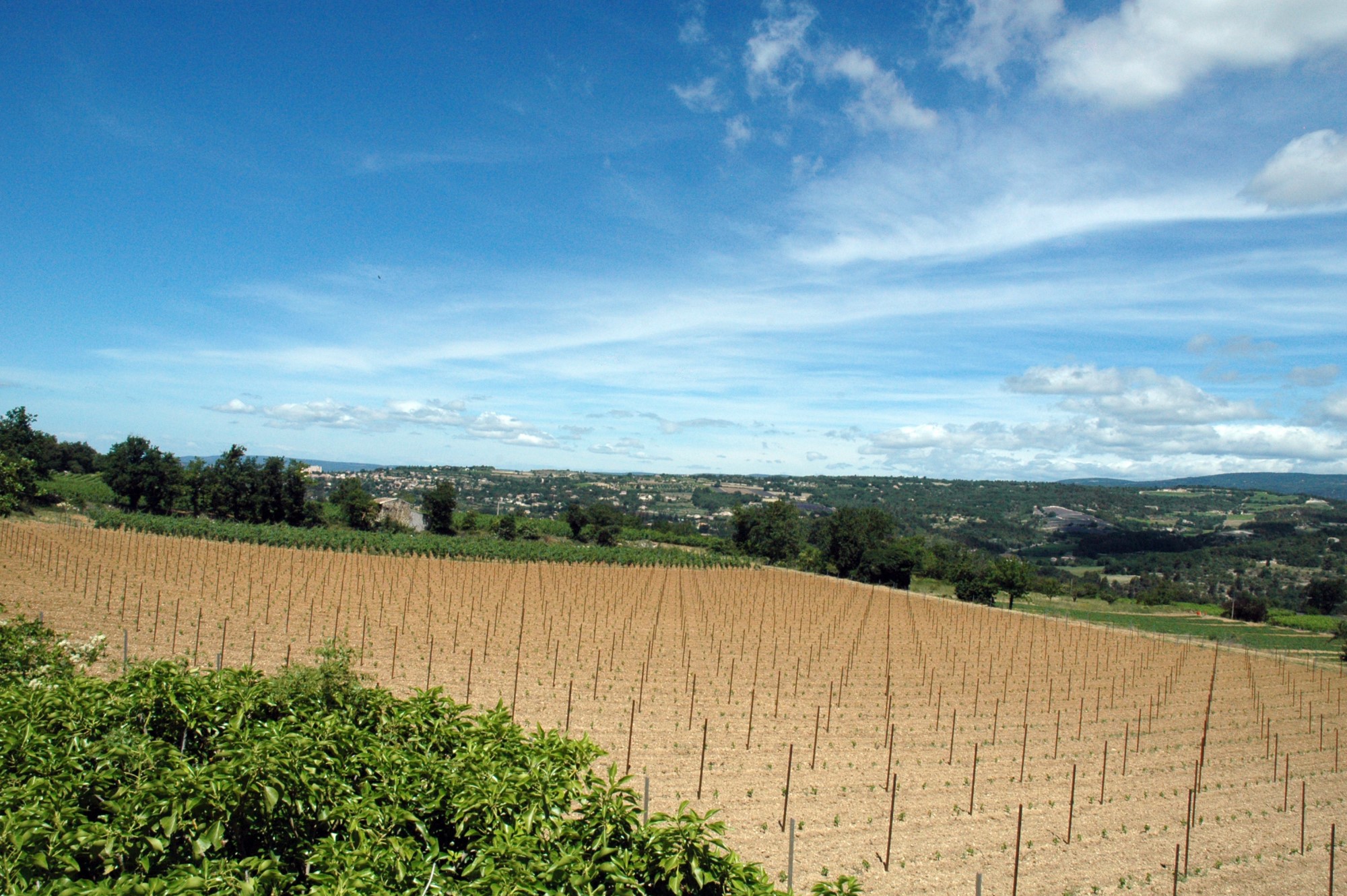 Mas à vendre avec vue dans le Luberon
