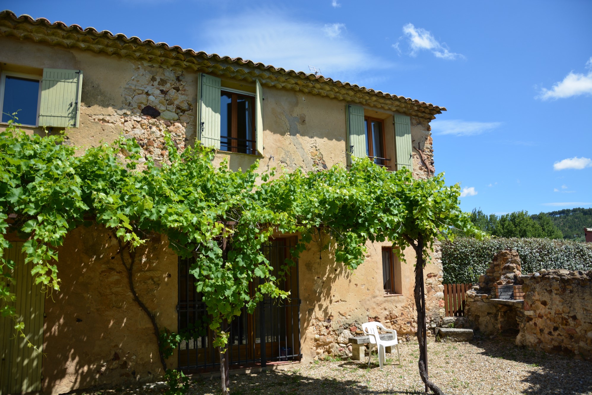 En Luberon,  mas en pierres avec piscine, terrasse et vue sublime  