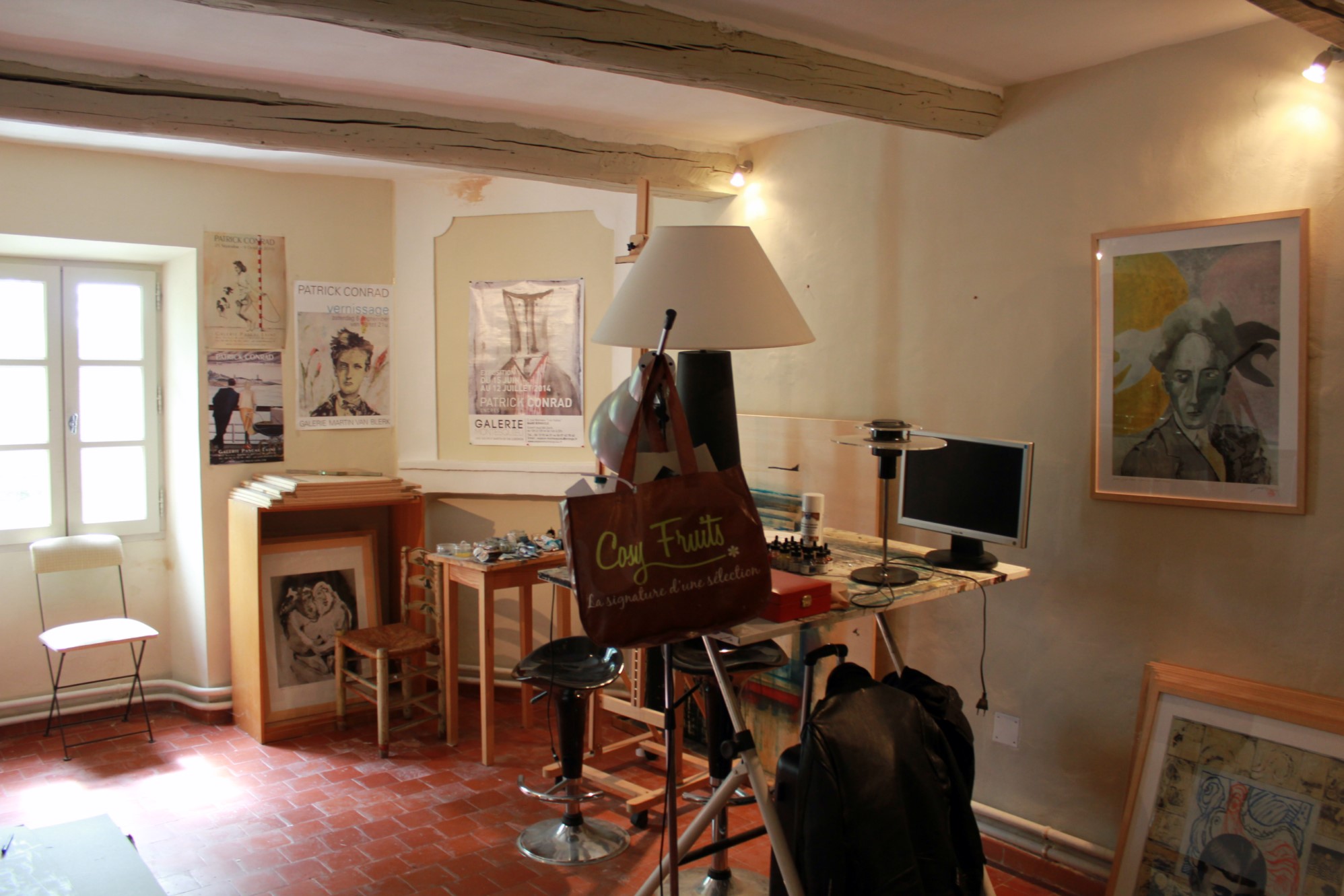 Magnifique maison de village aux beaux volumes en vente à Cabrières d'Avignon   