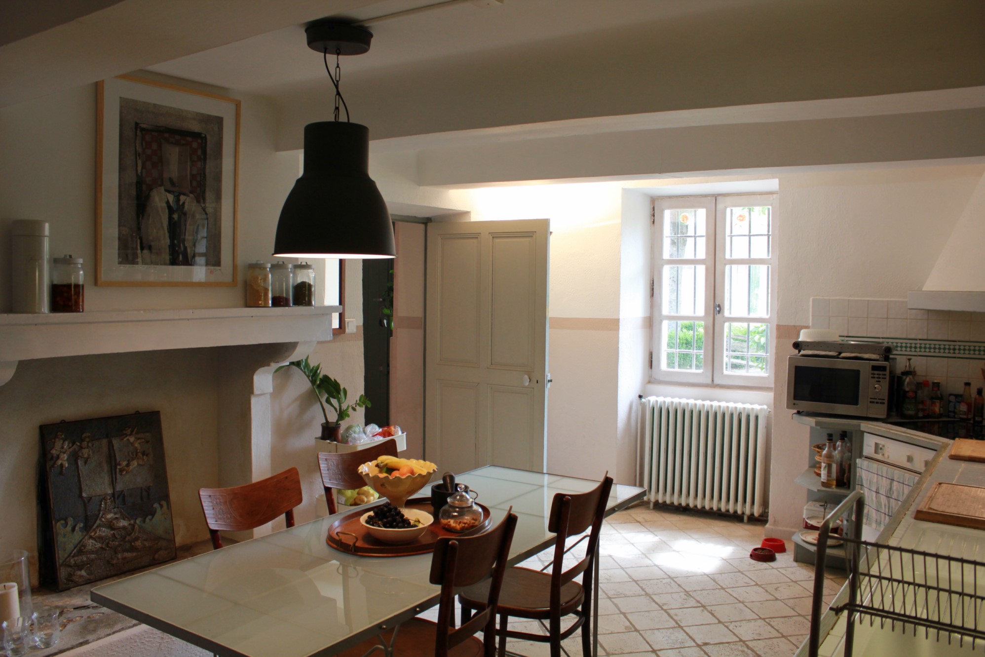Magnifique maison de village aux beaux volumes en vente à Cabrières d'Avignon   