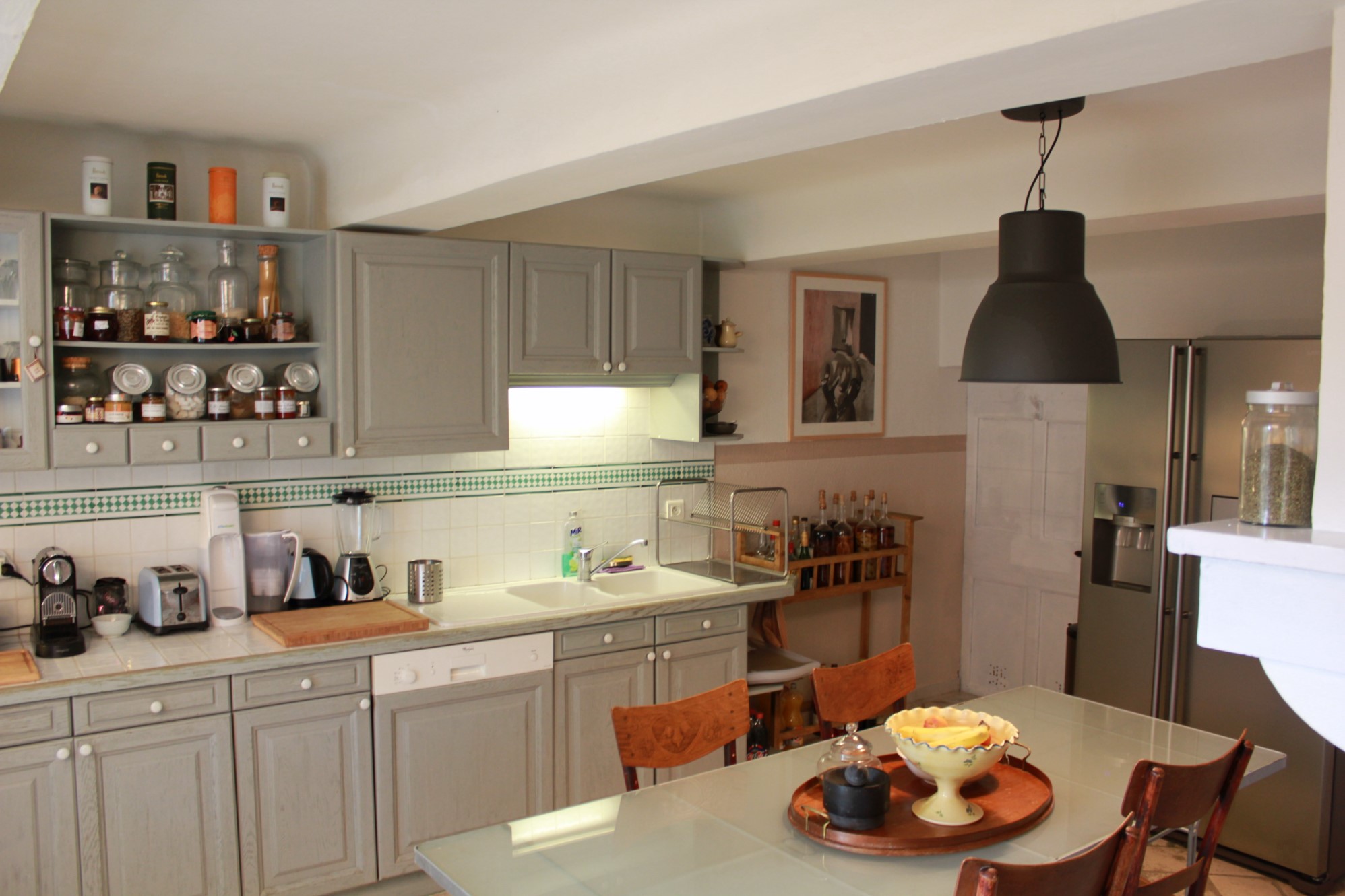 Magnifique maison de village aux beaux volumes en vente à Cabrières d'Avignon   