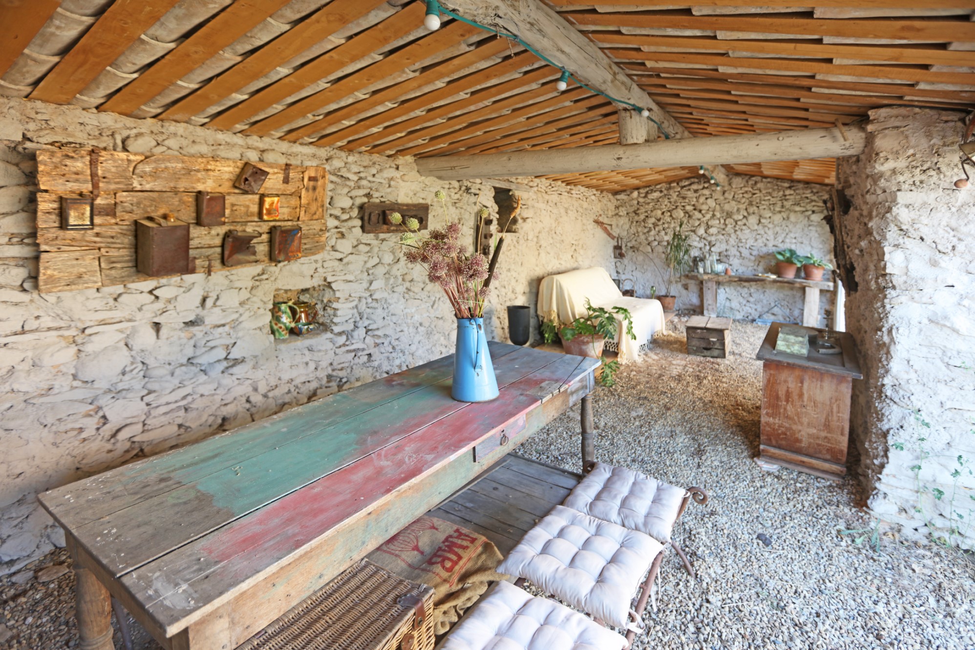 A vendre au cœur du Luberon, ancien mas restauré en belle campagne   