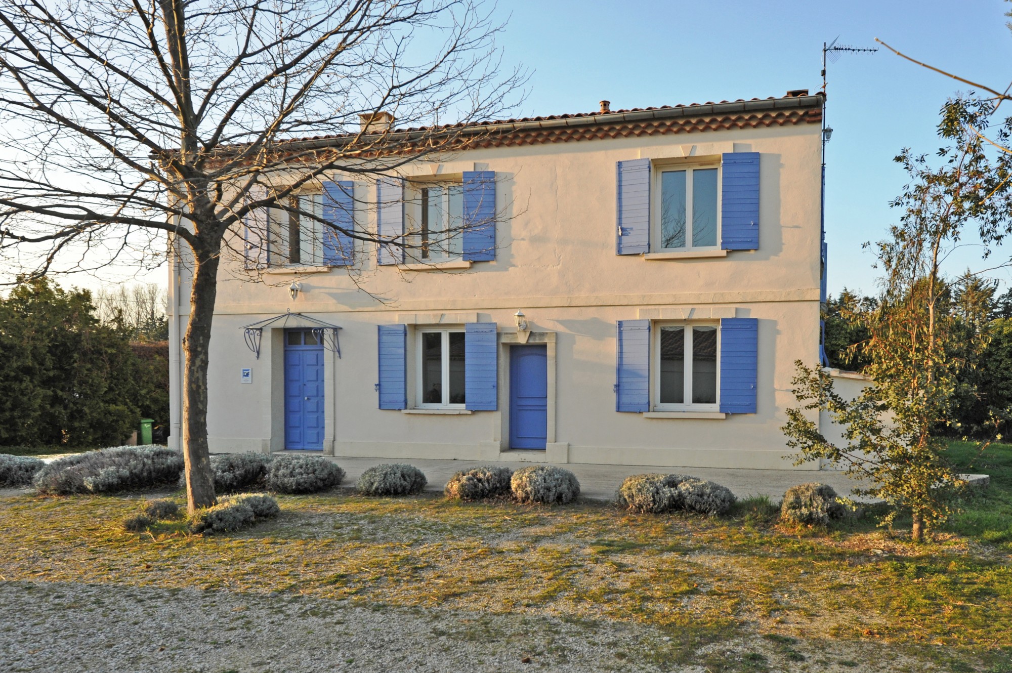 L'habitation de cette propriété équestre dans les Alpilles