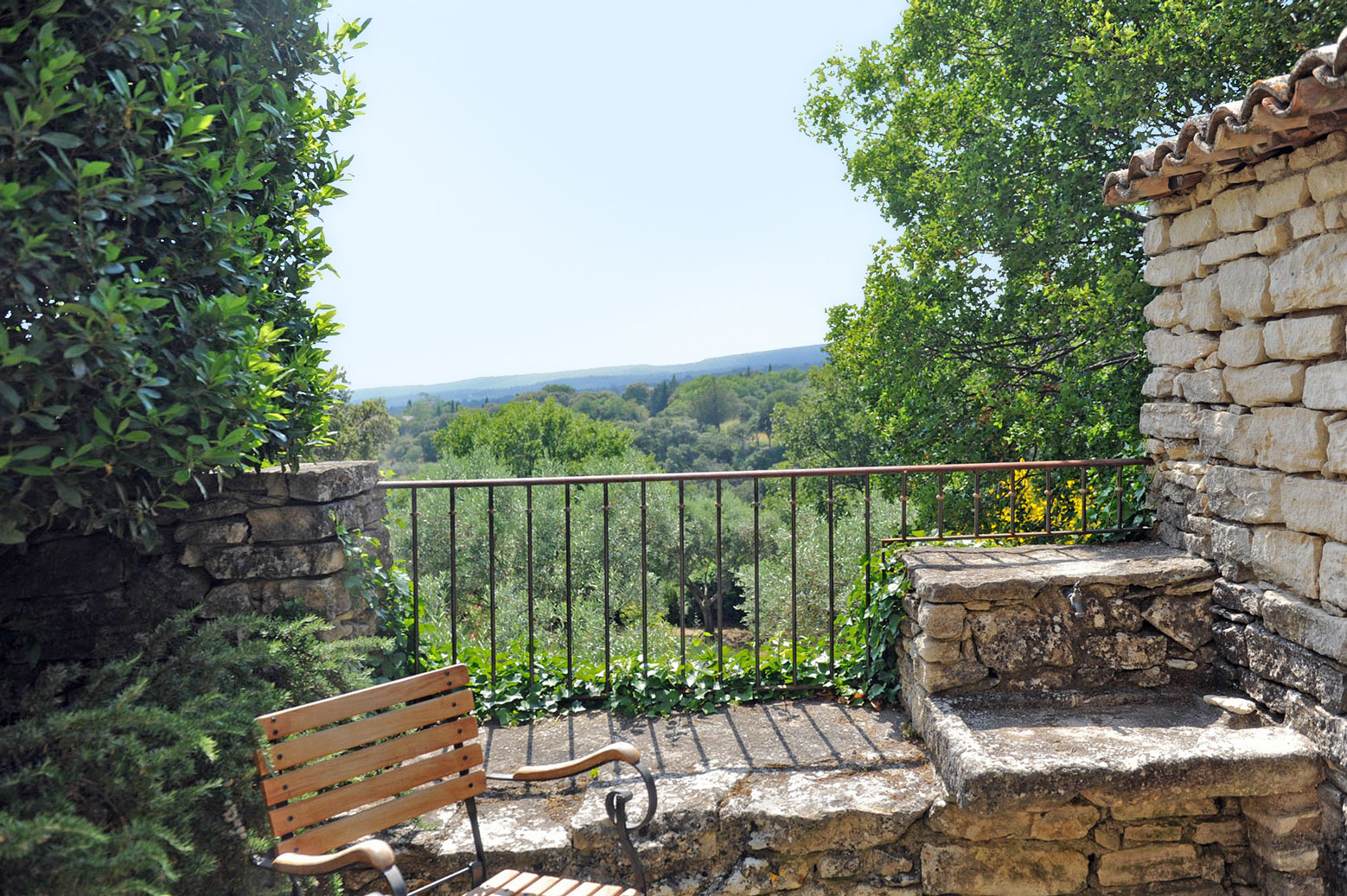 vue sur les vallons des environs