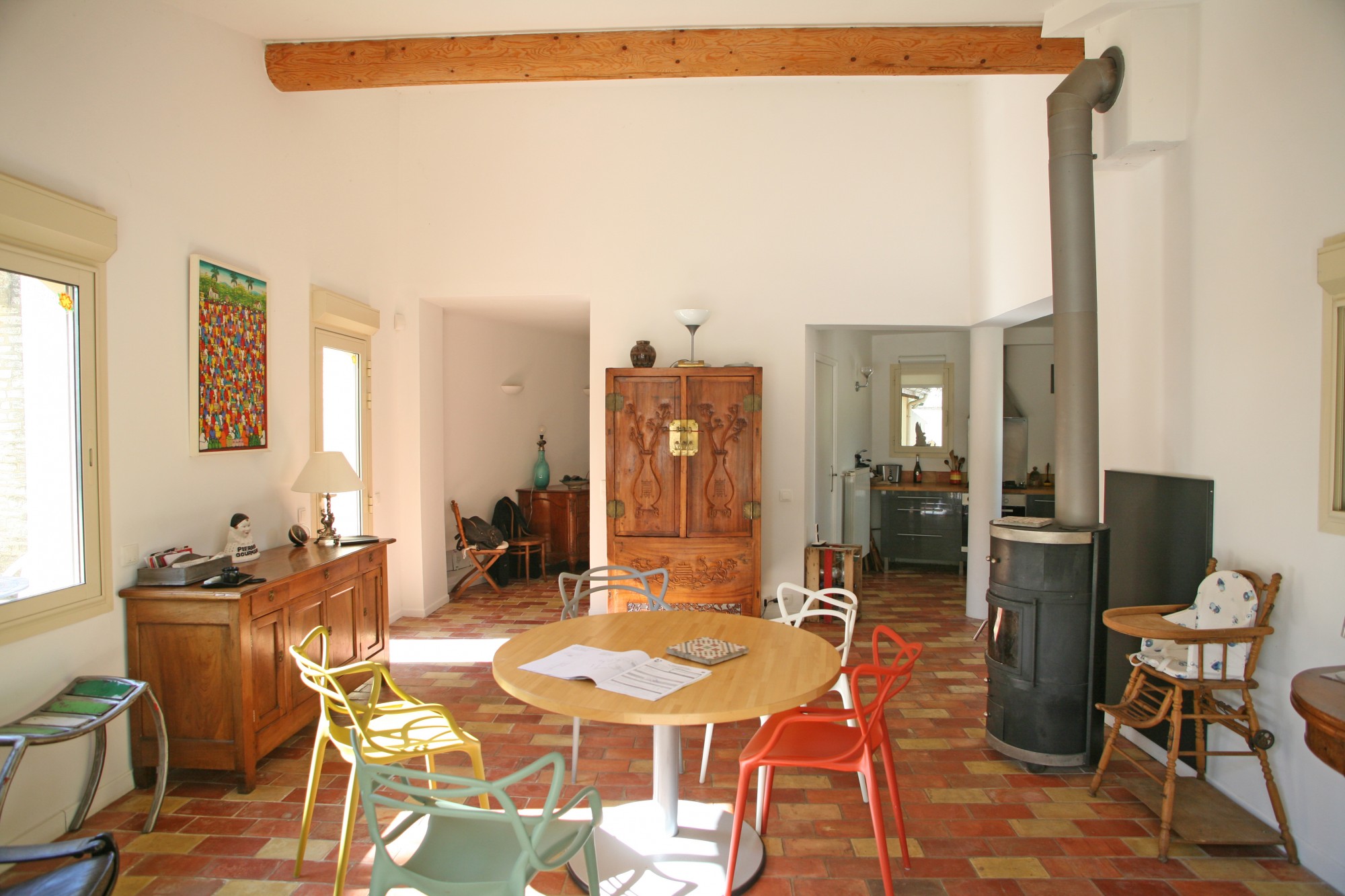 Luberon - Maison contemporaine lumineuse bénéficiant de belles vues   