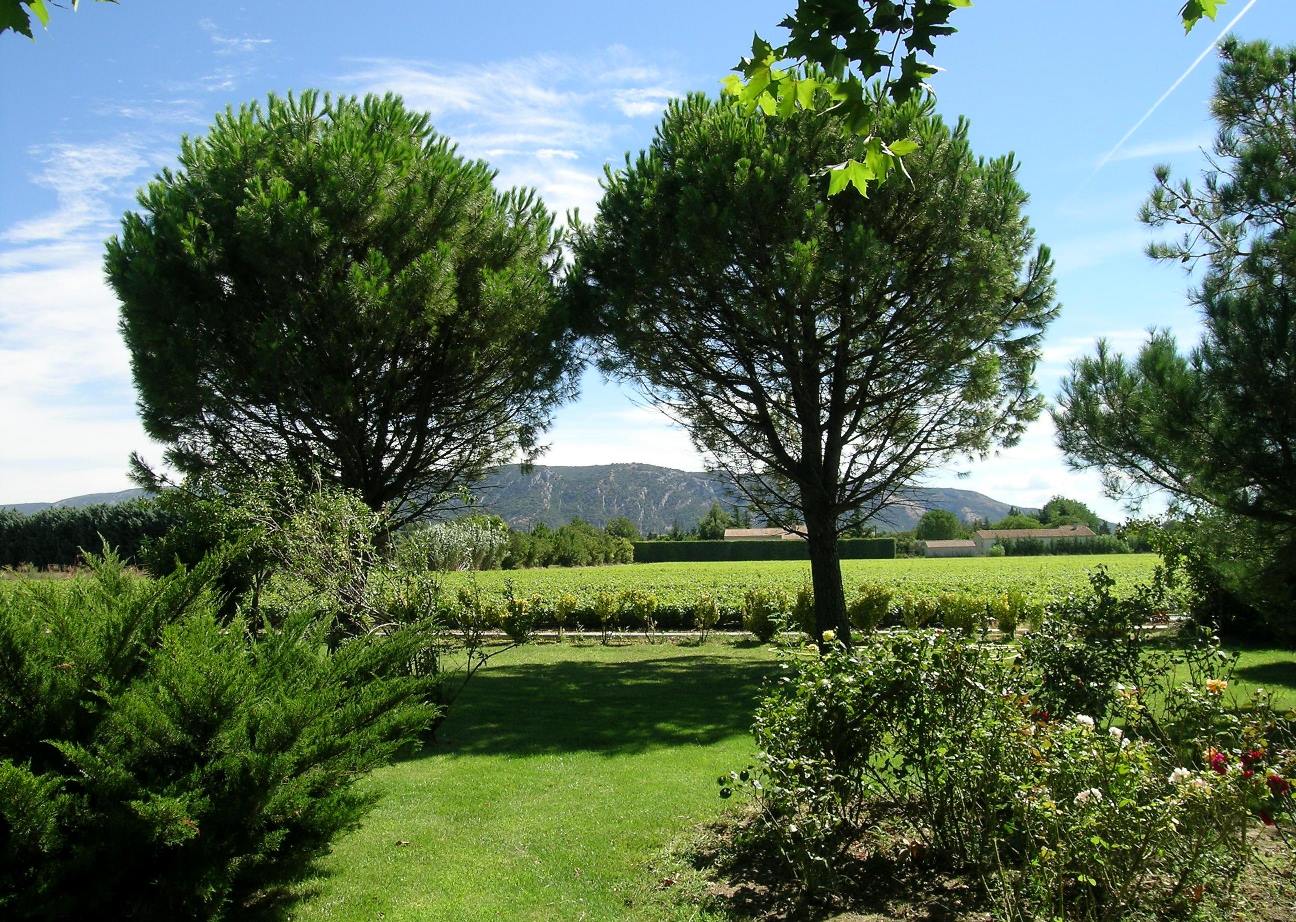 grand mas rénové avec 2 piscines face au Luberon    