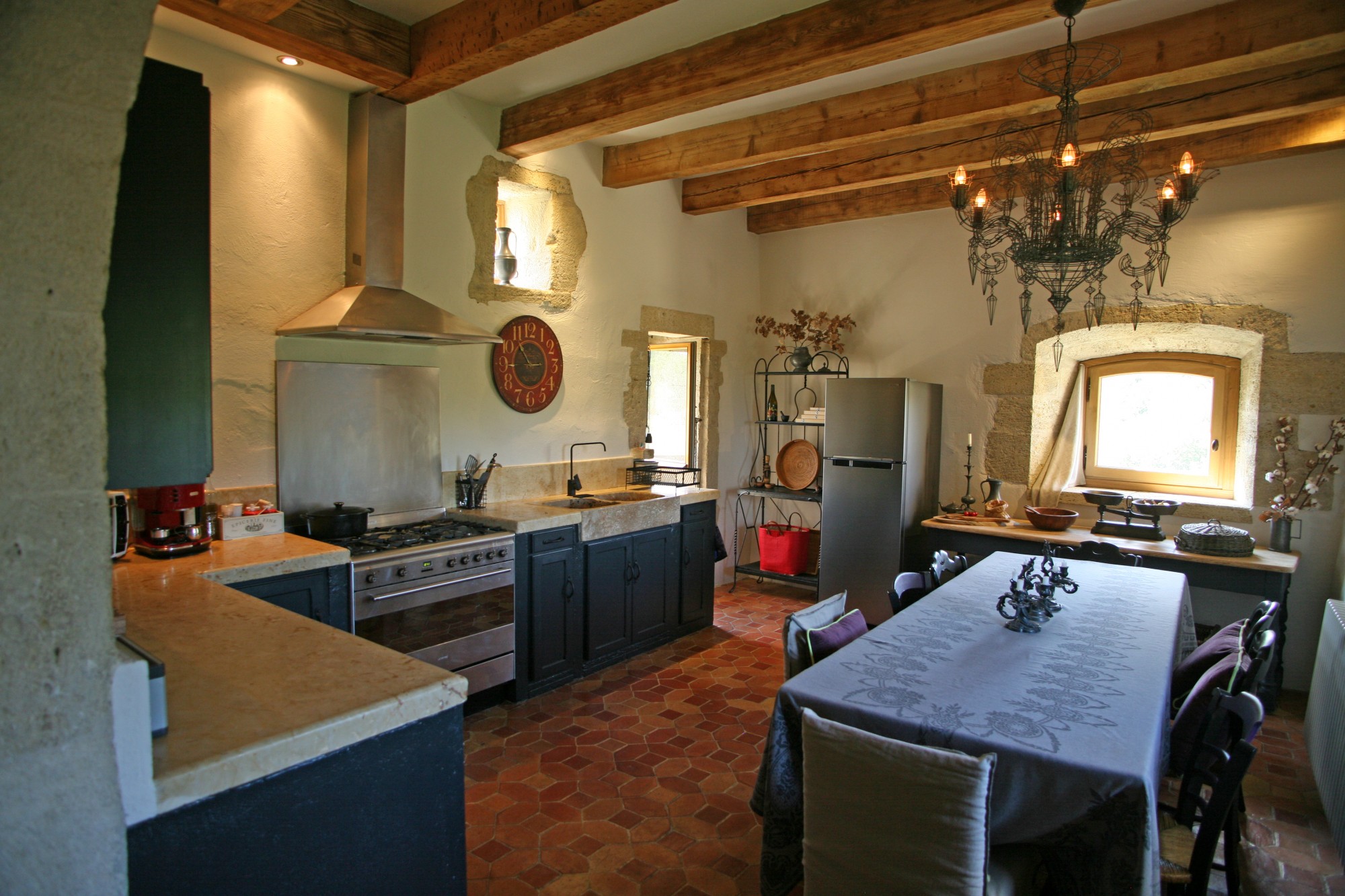 dans le Luberon, superbe maison de village avec vue exceptionnelle   