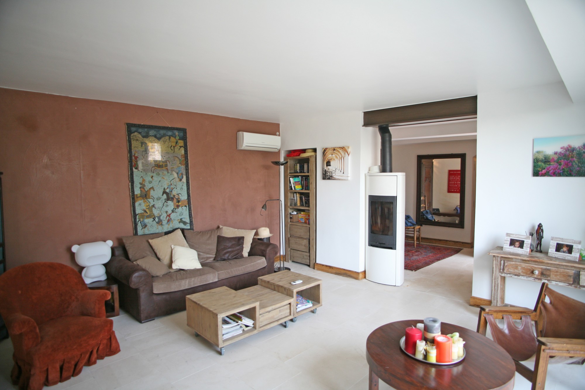 Maison de village avec piscine et vues sur le Luberon   