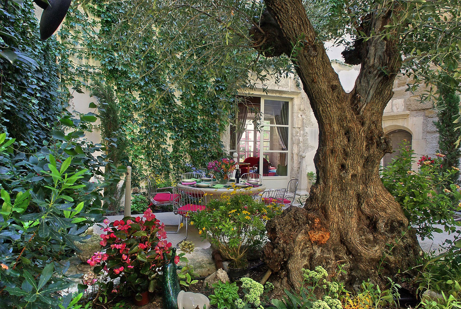 Hôtel particulier avec piscine et garage au coeur de L'Isle sur la Sorgue   