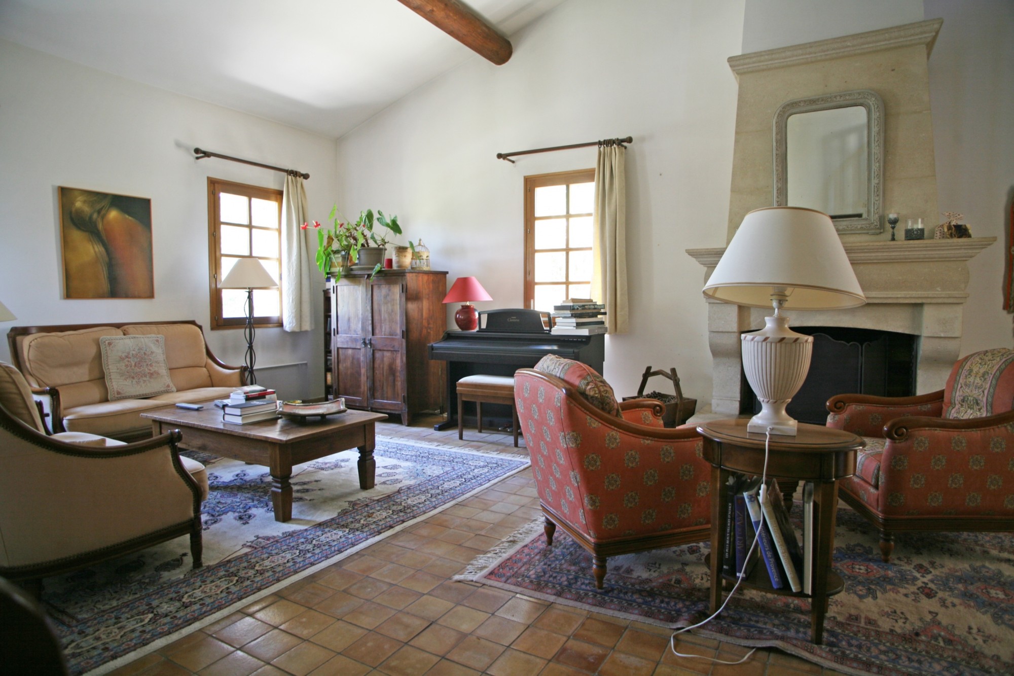 A restaurer maison en pierre avec piscine et vue en Luberon  