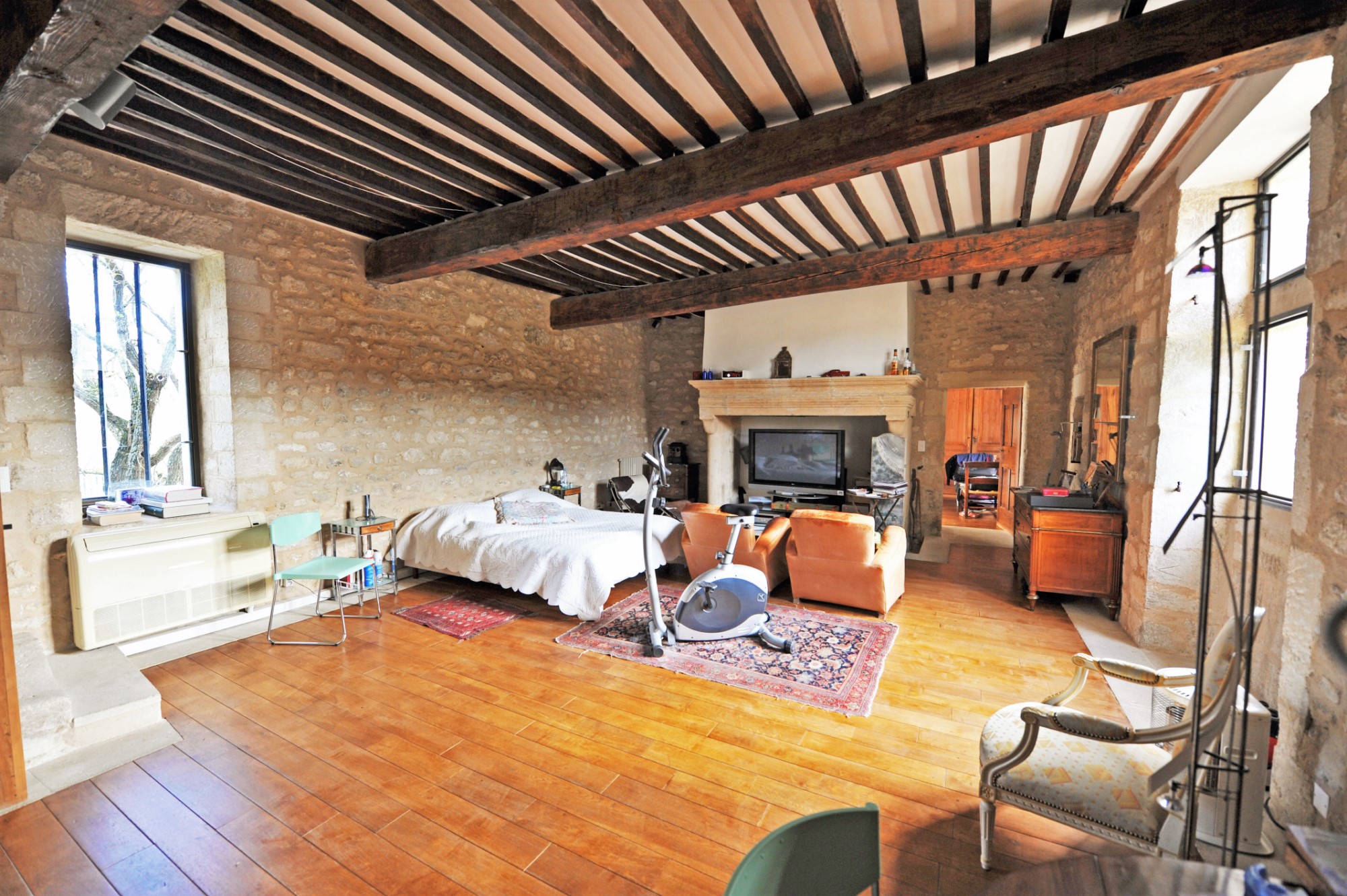 chambre avec cheminée Provence ROSIER