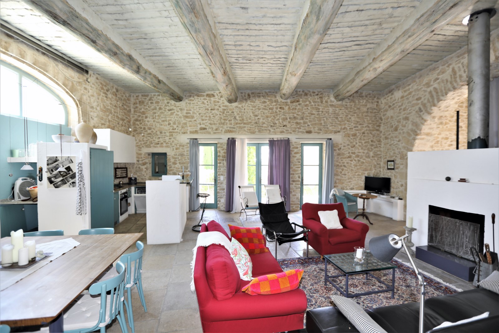 maison de village avec piscine à Lagnes    