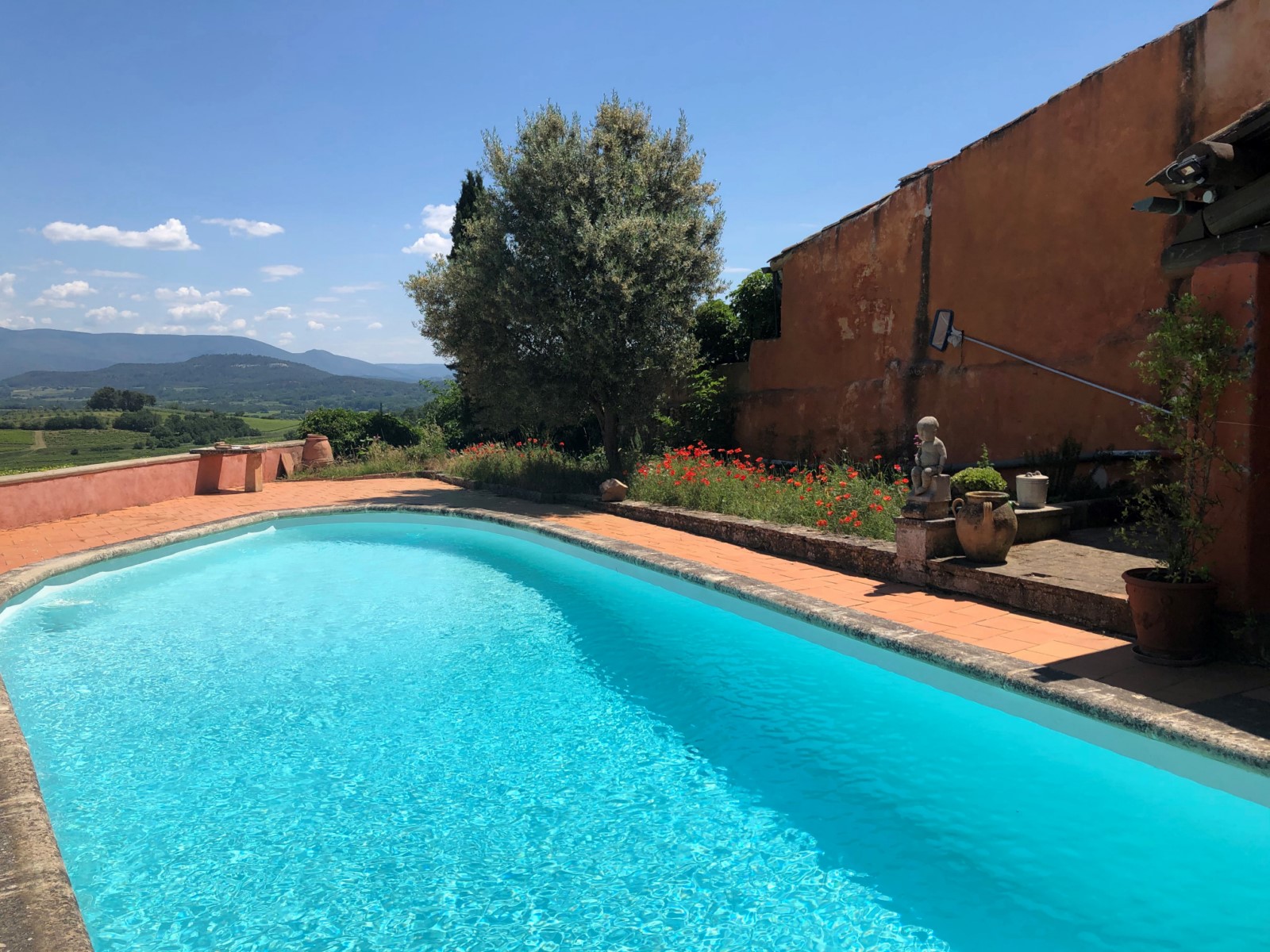 Roussillon, maison de maître avec vue panoramique   