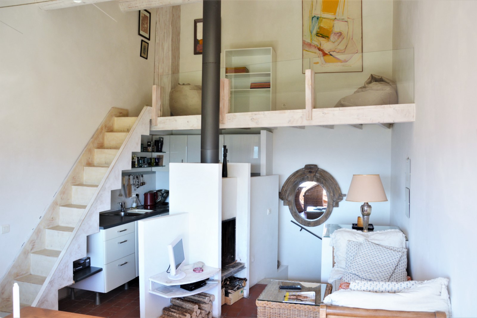 Luberon, maison de village avec vue   