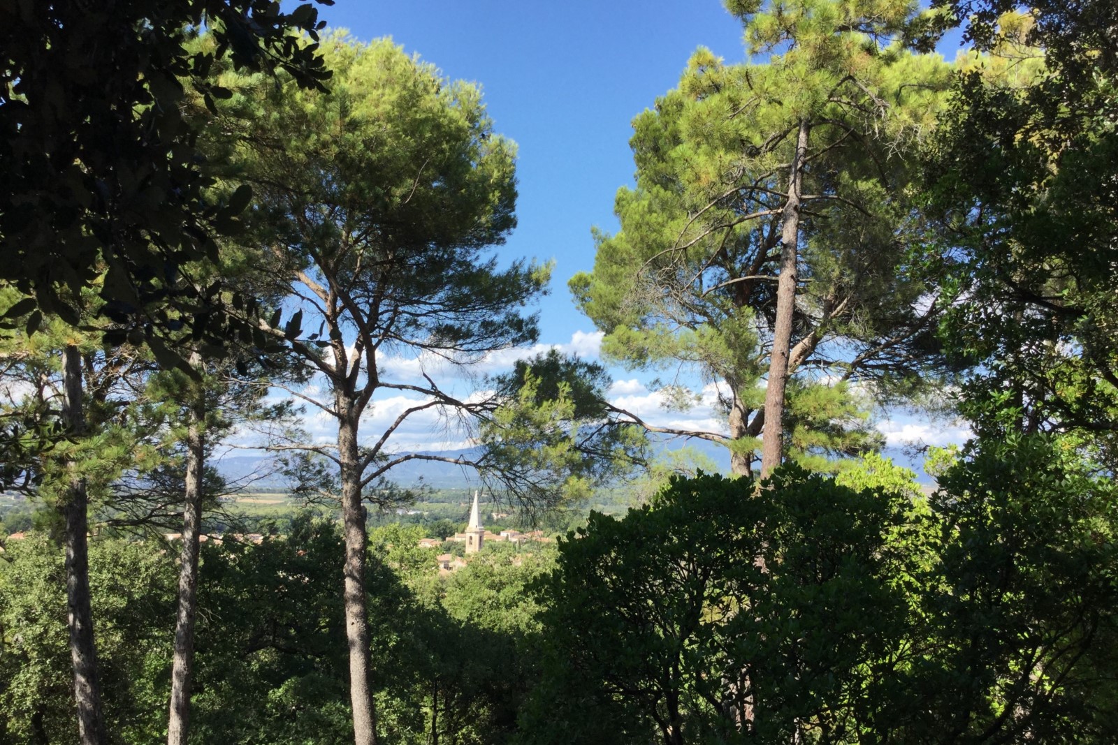 à proximité du Luberon, superbe maison dominante sur terrain clos   